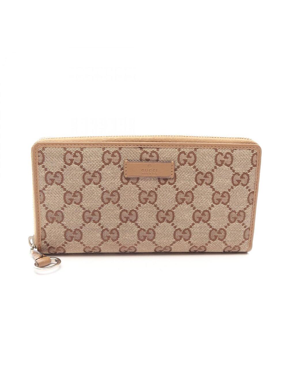 Gucci Gg Canvas Around Zipper Long #308074G42B